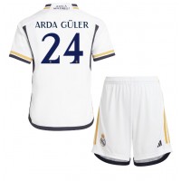Real Madrid Arda Guler #24 Hemmaställ Barn 2023-24 Korta ärmar (+ Korta byxor)